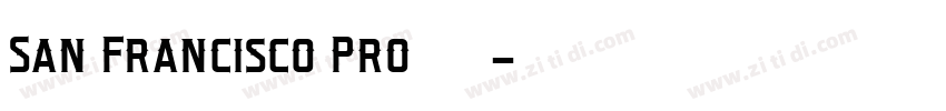 San Francisco Pro 字体字体转换